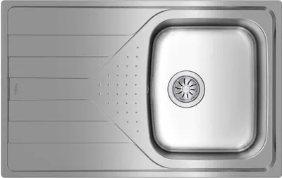 Produktbild von Teka Universe 45 T-XP 1C 1E, Aufsatzwanne, Rechteckig, Edelstahl, Edelstahl, 1 Becken, Rechteckig