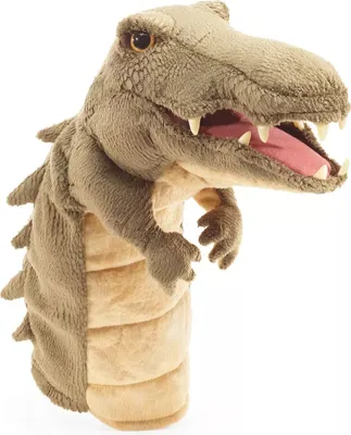 Produktbild von Folkmanis Handpuppe Krokodil 40 cm grün