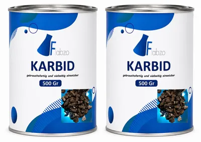 Produktbild von Karbid 1 kg Calciumcarbid 7–15 mm 2x500g  Kalziumkarbid Carbid