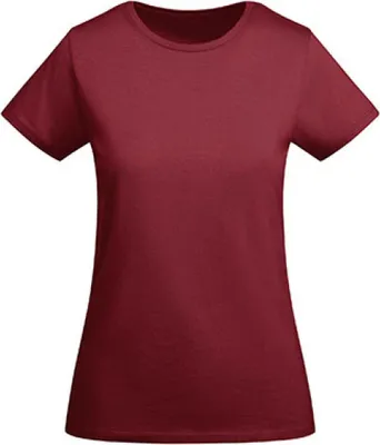 Produktbild von Roly Eco CA6699 | Damen T-Shirt Breda - Farbe: Garnet Red 57 - Größe: S