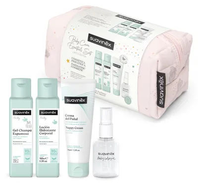 Produktbild von Suavinex, Kulturbeutel für Babys, Geschenkset für Neugeborene mit: Shampoo 100 m