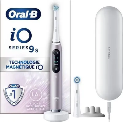 Zdjęcie produktu dla Elektryczna Szczoteczka do Zębów ORAL-B iO9s Series, Różowy Kwarc, +1 Wkład, 7 Trybów Szczotkowania