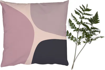 Produktbild von MuchoWow® Zierkissen Sofakissen Wohnzimmer Dekokissen 40x40 cm Pastell - Gestaltung - Minimalismus - Foto Kissen - Schlafzimmer Dekoration