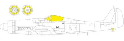 Immagine prodotto di EDUARD EDEX1178, Focke-Wulf Fw-190D-9 TFace, nastro adesivo per mascheratura, scala 1/48