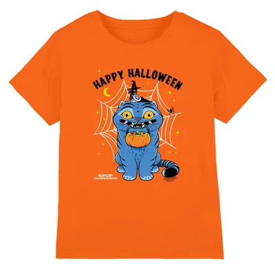 Productafbeelding van K-Pop Demon Hunters - T-shirt voor kinderen, Halloween TV43433 (152-158) (Oranje)