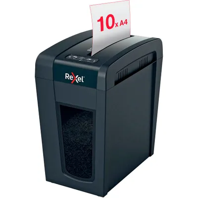 Produktbild von Rexel Secure X10-SL, Kreuzschreddern, 4 x 40 mm, 18 l, 150 Blätter, 55 dB, Tasten