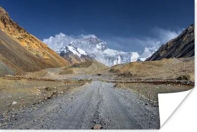 Produktbild von MuchoWow® Poster Ansichten des Mount Everest in Tibet 120x80 cm - Bilder
