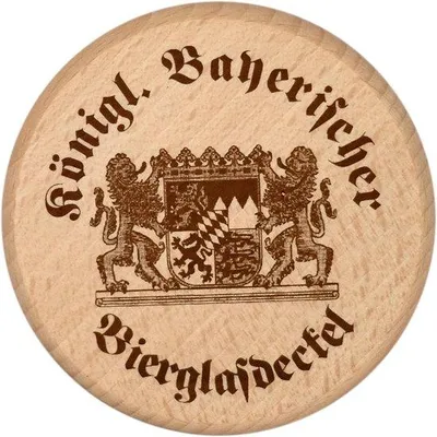 Immagine prodotto di Protezione in legno per bicchieri e bevande, vera protezione in legno per bicchieri da birra e da vino, sottobicchieri per birra e vino per le bottiglie da birreria all'aperto