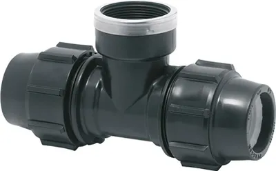 Produktbild von T-Stück Mischgewinde Weiblich Polypropylen 25 mm x 3/4"
