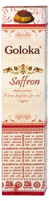 Produktbild von Räucherstäbchen Goloka "Saffron" 15gr.