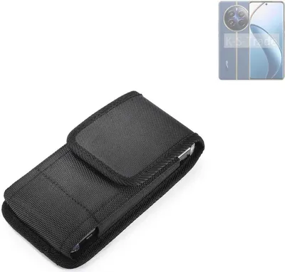 Produktbild von Holster Gürteltasche kompatibel mit Realme 12 Pro 5G Holster Gürtel Tasche wasserabweisend Handy Hülle Schutz Hülle Outdoor schwarz K-S-Trade