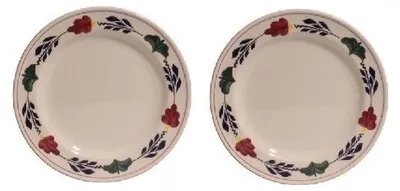 Productafbeelding van Boerenbont ontbijtborden rond 21cm - set van 2 Stuks