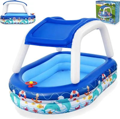 Immagine prodotto di Piscina per bambini con tettuccio 213 x 155 x 132 cm Bestway 54370