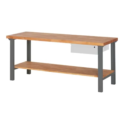 Produktbild von STIER Werkbank Premium mit 1 Schublade und Ablageboden BxTxH 2000x700x840mm