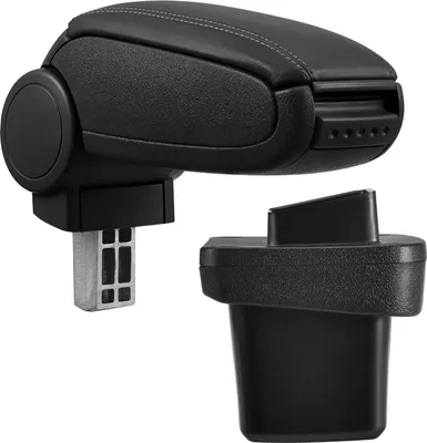 Obrázok produktu pre Loketná opierka MAL COMPLETE SET koža čierna pre VW Golf 7 VII