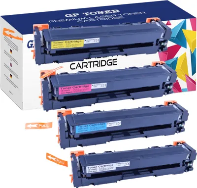 Produktbild von 4x Kompatibilný Toner HP 203A CF540A LaserJet Pro MFP M254 DW M280 NW M281 FDN M281 FDW sada CMYK