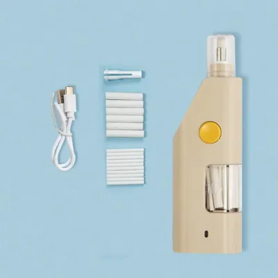 Productafbeelding van Elektrische Gum - Detailgum Tekengum - Tekenen en Schetsen - Precisie Wissen - 2 Maten - Beige