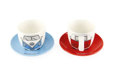 Produktbild von VW T1 - Bus Espressotassen, 100 ml, 2er Set
