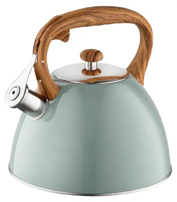 Immagine prodotto di FLORINA: Bollitore (2,5 litri).
FRANK: Teiera in acciaio inossidabile.
FRANK: Bollitore con fischio e manico in legno