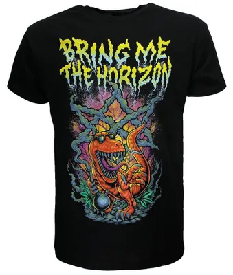 Produktbild von Bring Me The Horizon Rauchendes Dinosaurier-T-Shirt - S