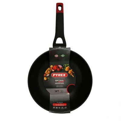 Image de Wok - PYREX - 1455021 - Aluminium forgé - Antiadhésif - 28 cm - Sans PFAS