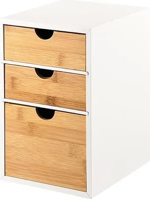 Produktbild von KESPER Organizer mit drei Fächern 27 x 21 x 17 cm Bambus 58957