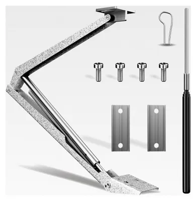 Produktbild von Automatischer Fensteröffner für Gewächshäuser – Temperaturgesteuert, ohne Strom, robust und wetterfest – Hubkraft 7 kg, Hubhöhe 40 cm – Einfache Montage