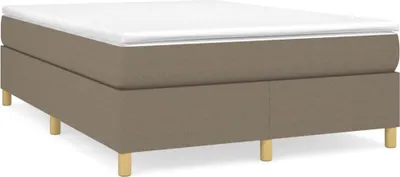 Produktbild von vidaXL Boxspringbettgestell Taupe 140x190 cm Stoff