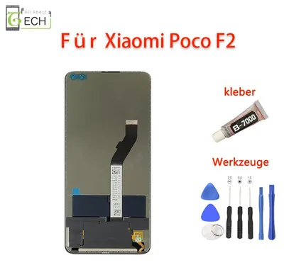 Produktbild von Für Xiaomi Poco F2 LCD Display Touch Screen Bildschirm Kleber + Werkzeuge