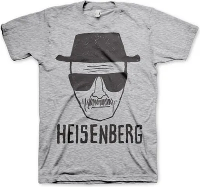 Produktbild von Heisenberg Sketch T-Shirt - X-Large - Heather-Grey