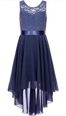 Produktbild von Wunderschönes festliches Spitzenkleid für Mädchen – Perfekt für Hochzeiten und besondere Anlässe! Größe 140 Cm
