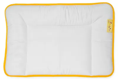 Produktbild von Traumschloss Baby Kinder Flach Kopfkissen 40 x 60 cm kuschelig weicher Bezugsstoff und atmungsaktive Faserfüllung