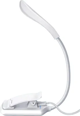 Produktbild von INF Leselampe, LED-Buchlampe mit 3 Lichtmodi, wiederaufladbar Weiß