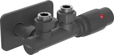 Obrázek produktu pro Mexen G00 úhlová termostatická sada s krytem S, Duplex, DN50, antracit - W907-900-910-66