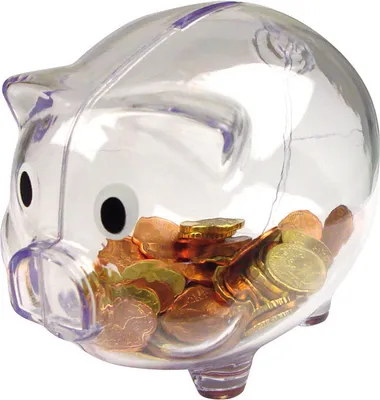 Produktbild von Sparschwein / Farbe: transparent klar