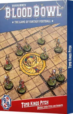 Immagine prodotto di Campo da gioco dei Tomb Kings: Campo da gioco stampato su entrambi i lati e panchine di riserva