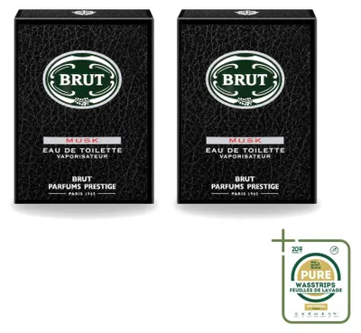 Productafbeelding van 2 x Brut Musk Eau de Toilette - 100 ml - Voorraadverpakking - 2 stuks