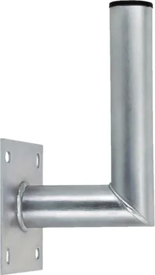 Produktbild von PremiumX 10-15cm Wandhalter Stahl verzinkt Ø 48mm Winkel Wand-Halterung für Satelliten-Schüssel SAT-Antenne