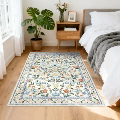 Immagine prodotto di Omgoods - Tappeto da pavimento verde, 80 x 150 cm - Lavabile e antiscivolo