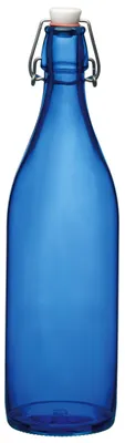 Obrázok produktu pre Bormioli Rocco fľaša s otočným uzáverom / zaváraninový pohár Giara tmavomodrá 1 liter