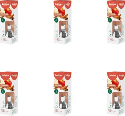Produktbild von Bolsius - True Scents - Duftstäbchen - 60 ml - Apfel-Zimt - Vorteilspack - 6 Stücke