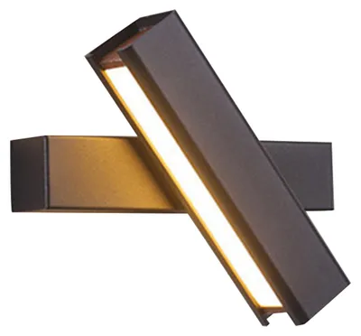 Immagine prodotto di Lampada da parete in stile semplice, decorativa, girevole a 350°, ideale per l'arredamento di camere da letto, disponibile nei colori bianco e nero