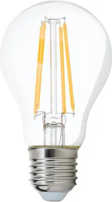 Immagine prodotto di Lampadina LED E27 8W 2700K 806 lumen Forma della lampadina, trasparente, bianco caldo, dimmerabile