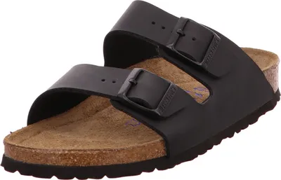Produktbild von Birkenstock Arizona Doppelter Riemen Birko Flor Sandale Schwarz – 11,5 UK - 46 EU - 13/13,5 M US / Schwarz