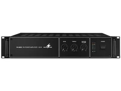 Produktbild von Monacor PA-900, 2%, 92 dB, 120 W, 50 - 15000 Hz, XLR / RCA, 482 mm