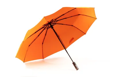 Produktbild von Damen- und Herren-Taschenschirm KRAGO Vollautomatik RING Orange