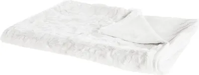 Obrázok produktu pre BELIANI Deka biela akrylová 150 x 200 cm prikrývka škandinávsky dizajn obývacia izba spálňa