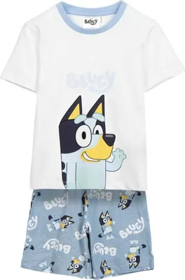 Zdjęcie produktu dla Bluey piżama dziecięca koszulka i spodenki ze 100% bawełny 3 lata