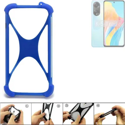 Produktbild von K-S-Trade Handy Hülle kompatibel mit Oppo A98 5G Silikon Schutzhülle Cover Case Bumper Silikoncase TPU Softcase Schutz Hülle Smartphone