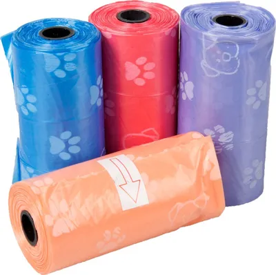 Immagine prodotto di Sacchetti per cacca zampe mix - 4x15pz cane